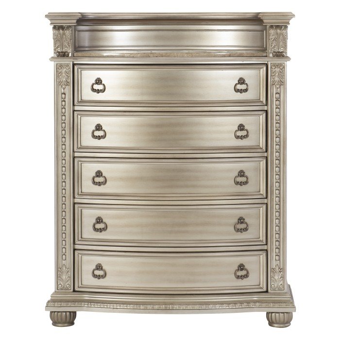 Cavalier Collection Silver finish Chest