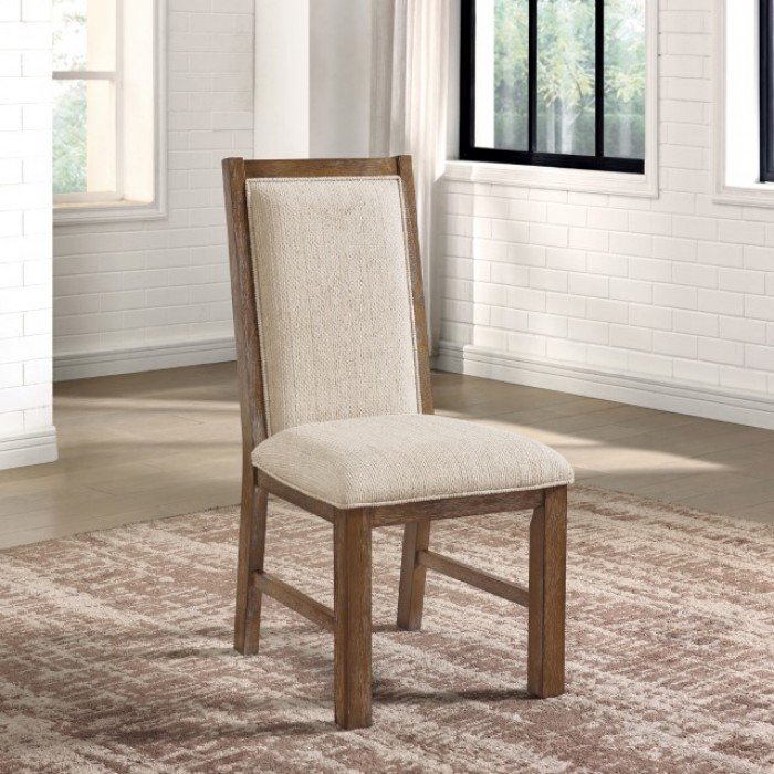 Monclova Rustic Oak/Beige Side Chair