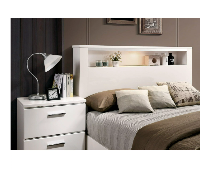 Carlie White, Chrome Nightstand