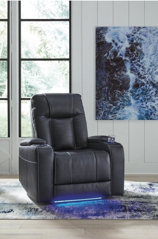 Feazada Sapphire Power Rocker Recliner w/Adjustable Headrest