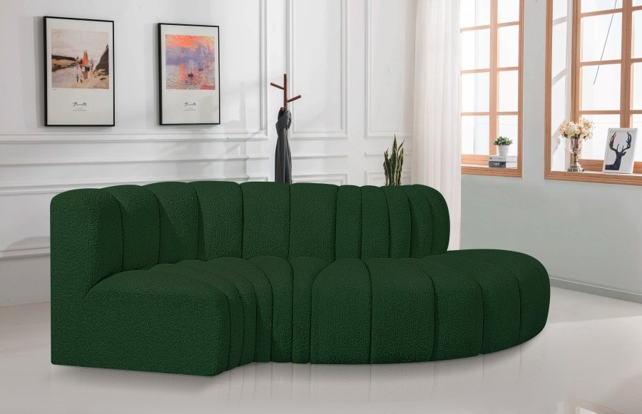 Arc Boucle Fabric 4pc. Sectional