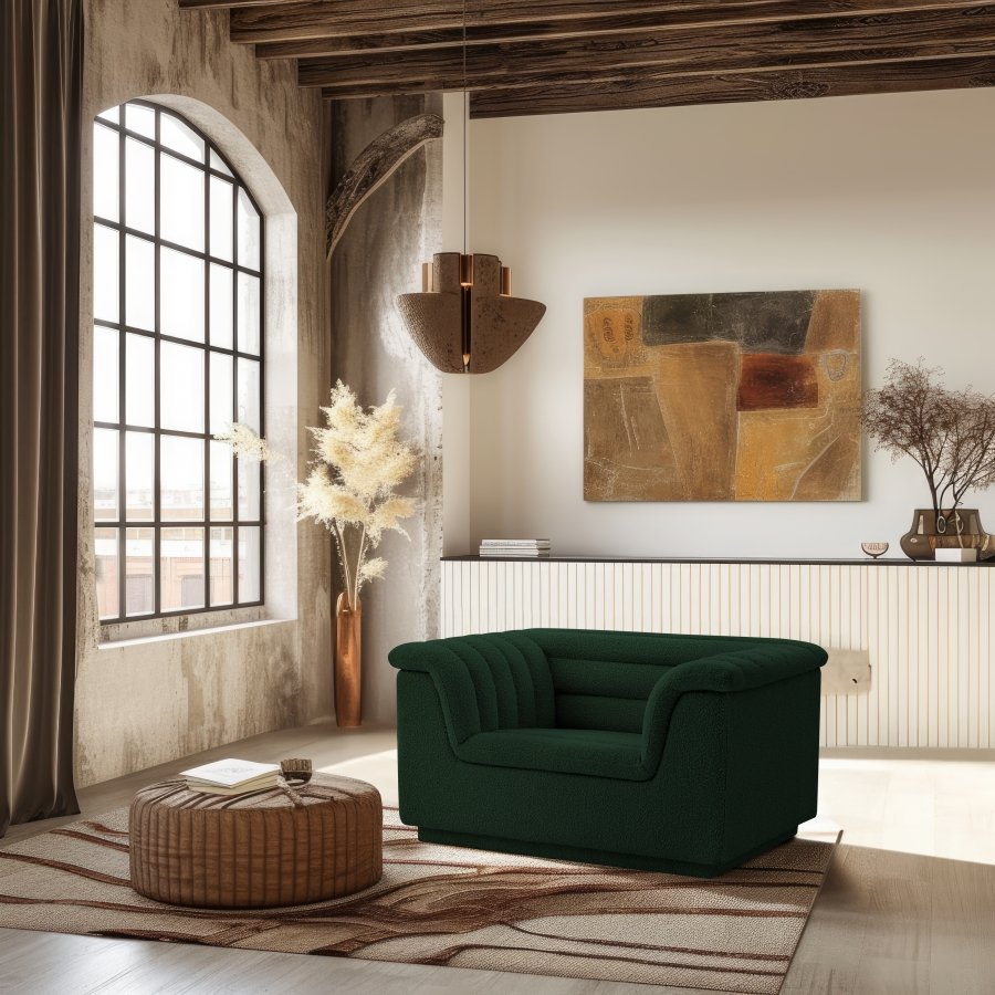 Cascade Boucle Fabric Chair