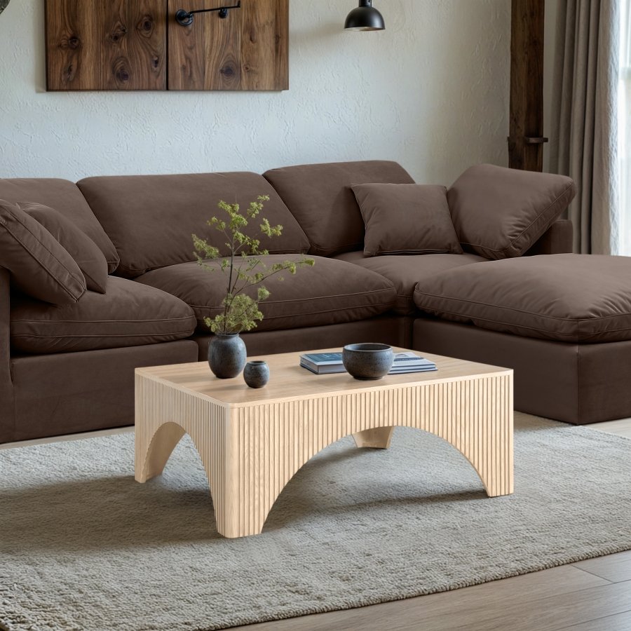 Eloise Oak Veneer Coffee Table
