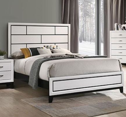 Errico White Full Bed