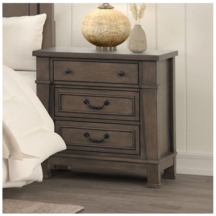 Huddersfield Dark Walnut Nightstand