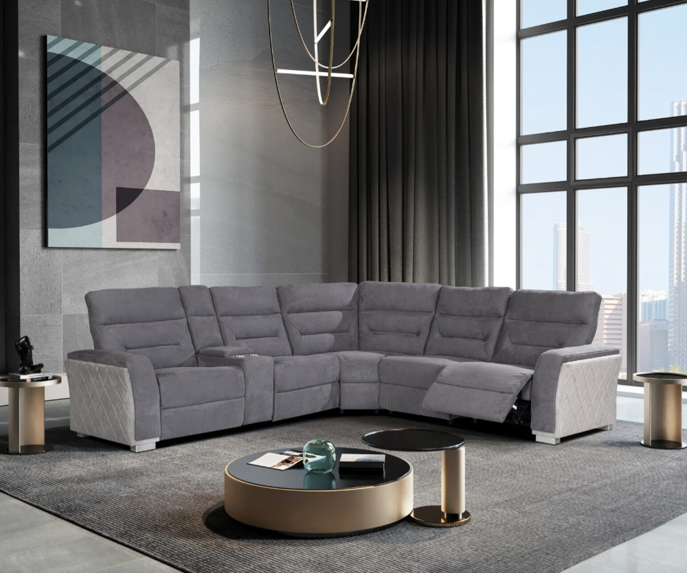 U2682 MIST/ASH SECTIONAL