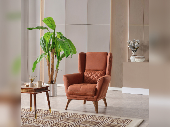 Kristal Chair Dark Brick