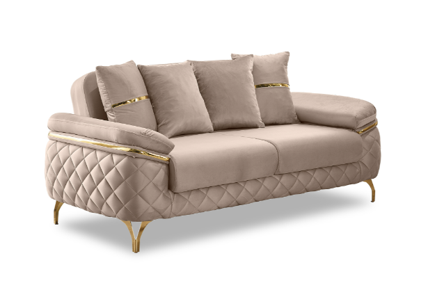 Orlando Convertible Loveseat Beige