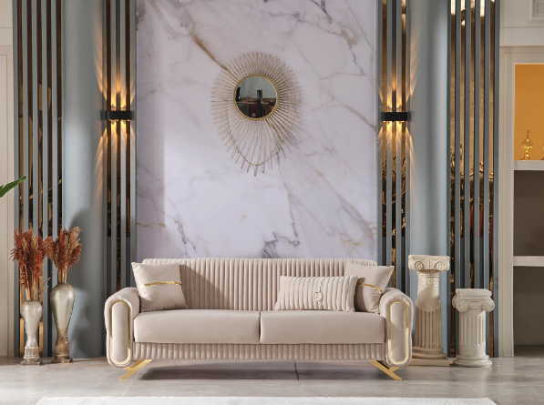 Royal Convertible Sofa Beige