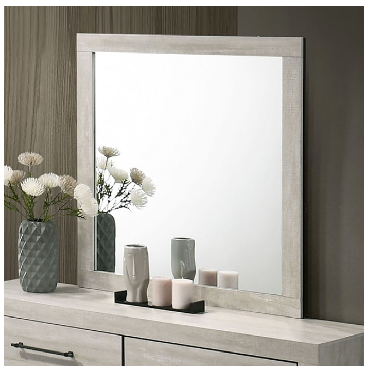Dubuque Light Gray Mirror