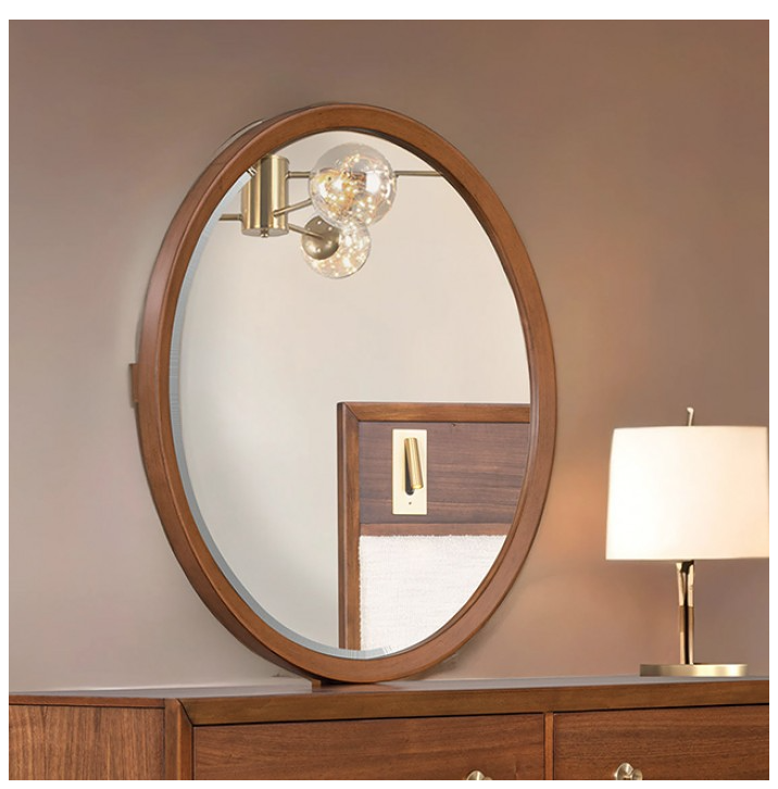 Hepburne Walnut Mirror