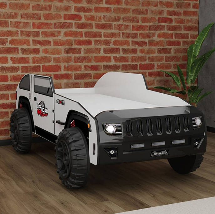 Overlander Car Bed Black/White