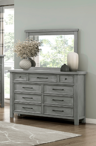 Logandale Collection Dresser Antique Gray