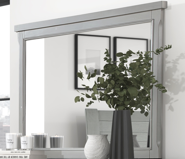 Willowbrook Collection Mirror Gray